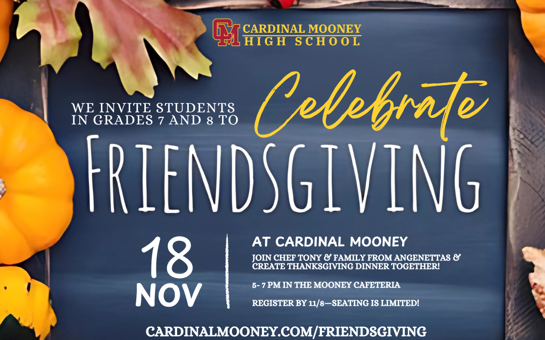 Students in grades 7 and 8 invited to ‘Friendsgiving’