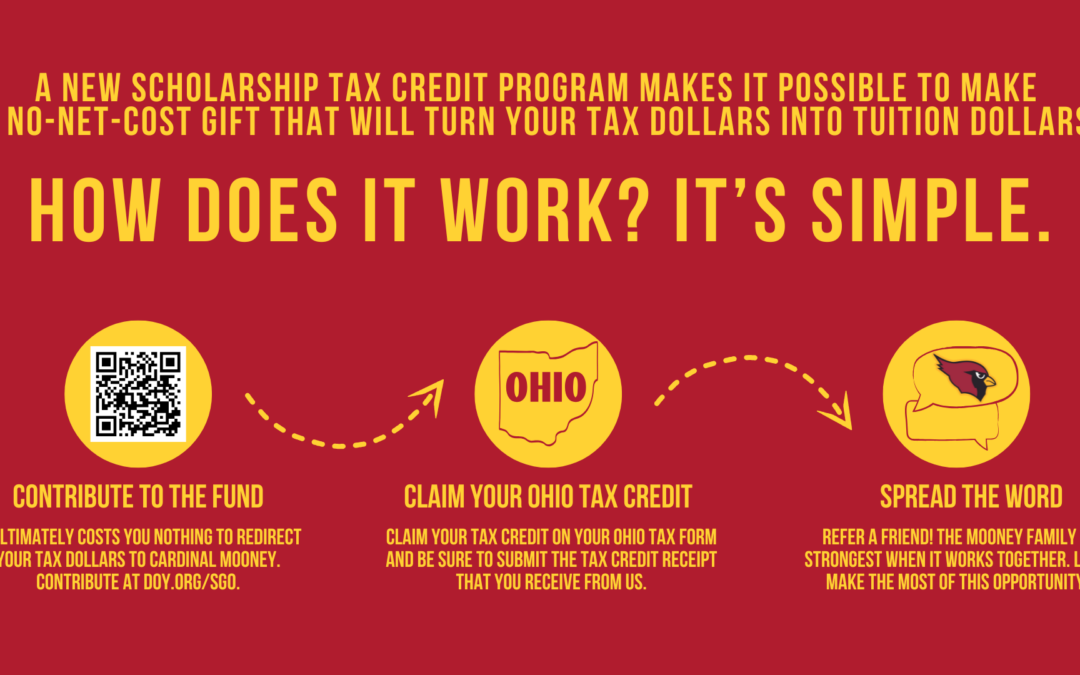 Redirect your tax dollars to Cardinal Mooney — at no cost to you